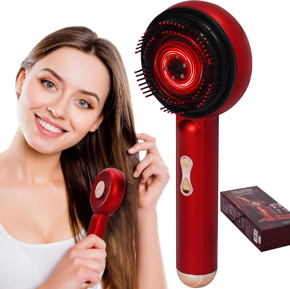 Peine Eléctrico Masajeador