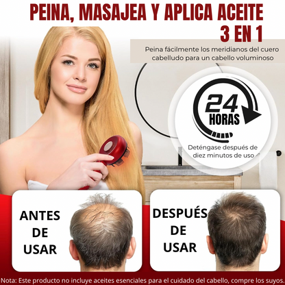 Peine Eléctrico Masajeador